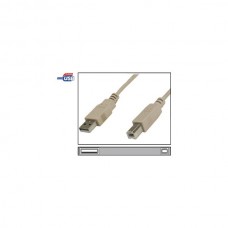 Kabel USB A-B  1,8m Digitus dvojno oklopljen siv