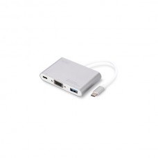 Pretvornik USB 3.1 Tip-C - VGA +USB 3.0 + USB 3.0 Tip-C Digitus