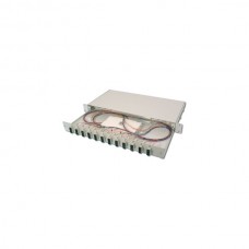 Optični panel 48cm SC 12x adapter Opt. kaseta, Pigtails OM2 Digitus