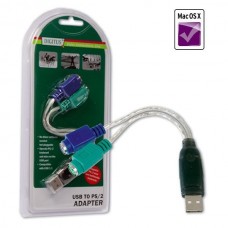 USB adapter kabel 1xUSB-2xPS2
