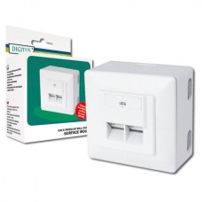 Doza za rač. mrežo Cat.6 STP 2x8polna nadometna