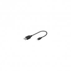USB kabel A/ženski<>B/moški micro 0,20m