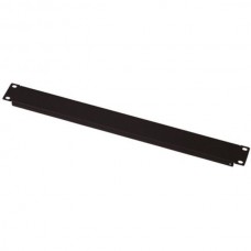 19" slepa plošča 1U, črna (RAL 9005)