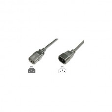 Napajalni kabel podaljšek 220V EURO 1,8m  C14 - C13 M/Ž