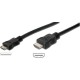 Kabel HDMI A moški <> moški HDMI mini C 3m