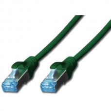Patch kabel Cat.5e SFTP  1m zelen