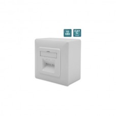 Doza za rač. mrežo Cat.6A STP 2x8polna  nadometna