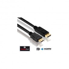 DisplayPort kabel moški - moški HDMI,  1m