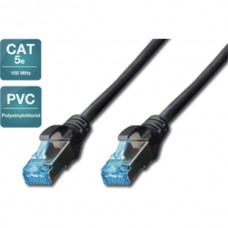 Patch kabel Cat.5e SFTP  0,5m črni