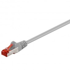 Patch kabel Cat.6 SFTP 0,15m sivi