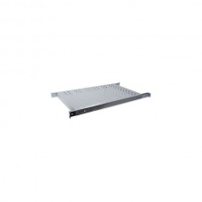 19" polica 1U, za 1000 omaro, nastavljiva po globini (700mm - 900mm), max.50kg, SIVA (RAL7035)