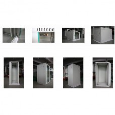 19" stenska omara 9U 600x450, RAL 7035