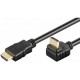 HDMI/A kabel 19 Pol moški<>moški 1m Ethernet, kotni 270°