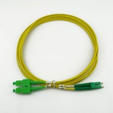 Optični patch kabel-Duplex E9/125 LC/APC<>SC/APC 1m